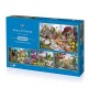 Gibsons Flora and Fauna Jigsaw Puzzle (4 x 500 pieces)