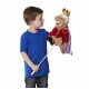 Melissa & Doug King Puppet With Detachable Wooden Rod for Animated Gestures