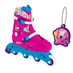 Shopkins M01888 In Line Skates with Keychain