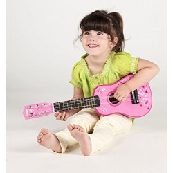 Tidlo Wooden Guitar (Pink)