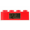 LEGO Red Brick Kids Light Up Alarm Clock | red | plastic | 2.75 inches tall | LCD display | boy girl | official