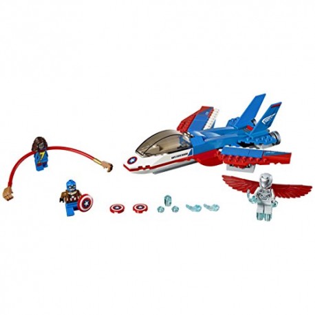 LEGO 76076 Marvel Super Heroes Captain America Jet Pursuit Superhero Toy