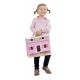 Melissa & Doug Fold and Go Wooden Doll's House With 2 Dolls and Wooden Furniture