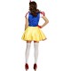 Fever Adult Women's Fairytale Costume, Dress Attached Underskirt, Headband and Choker, Once Upon a Time, Size S, 30195