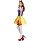 Fever Adult Women's Fairytale Costume, Dress Attached Underskirt, Headband and Choker, Once Upon a Time, Size S, 30195