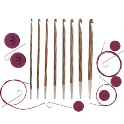 KnitPro Symfonie Crochet Hook Set Tunisian, Multi