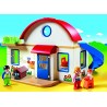 Playmobil 6784 1.2.3 Suburban Home with Working Door Bell and Toilet Flush