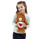 Care Bears 14665 Brave Heart Lion Plush Toy With DVD (Medium)