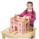 Melissa & Doug Fold and Go Wooden Princess Castle With 2 Royal Play Figures, 2 Horses, and 4 Pieces of Furniture