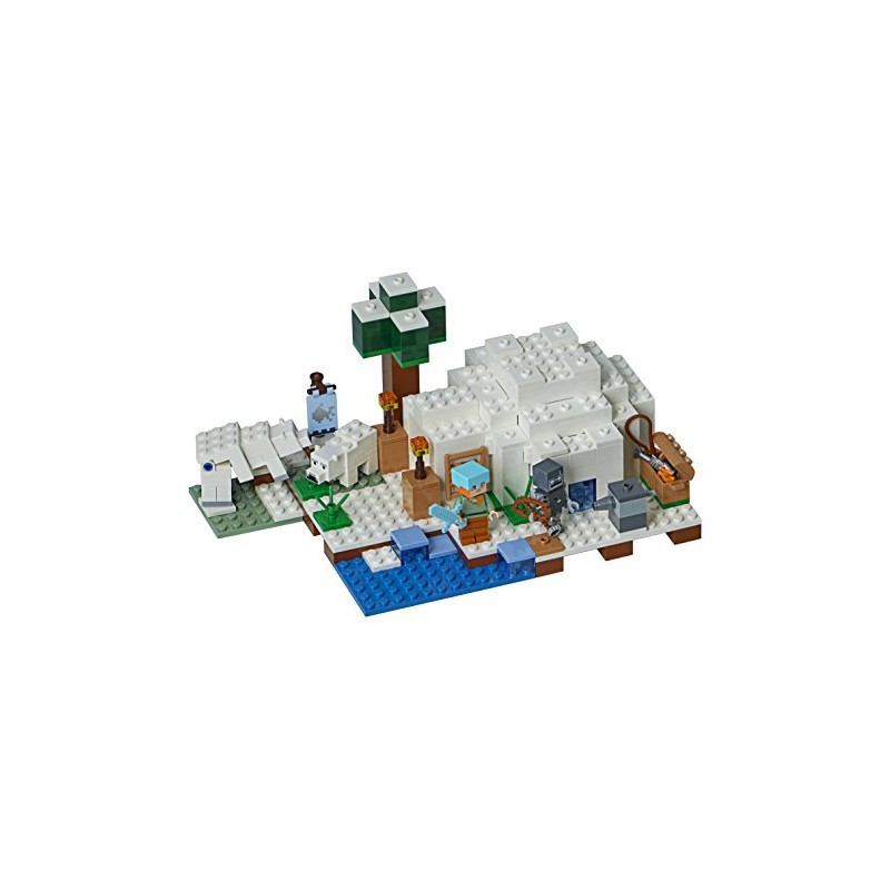 LEGO UK 21142 Minecraft the Polar Igloo Building Block