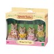 Sylvanian 5180 Families Striped Cat Family