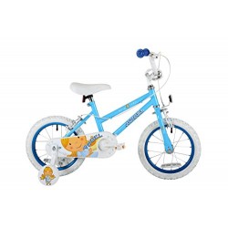 Sonic Angel Girls' Kids Bike Blue 1 speed mag style wheels fully enclosed chainguard and easy reach brakes