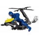 Power Rangers 43573 Ninja Steel Mega Morph Copter with Blue Ranger