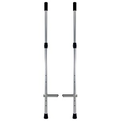 Indy Kids' Jumbo Stilts, Chrome, Medium