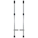 Indy Kids' Jumbo Stilts, Chrome, Medium