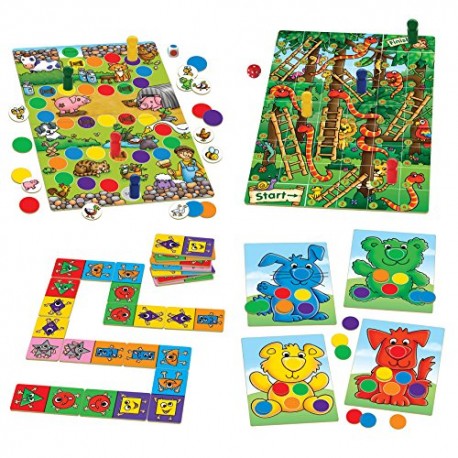 Orchard Toys Games Compendium (4 games in 1 box)