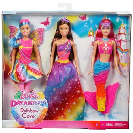 Barbie DWV50 Fairytale Rainbow Dress Up