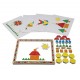 Melissa & Doug Deluxe Wooden Magnetic Pattern Blocks Set