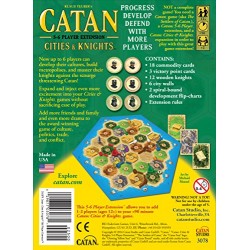 Catan Cities and Knights 5 and 6 Player Extension