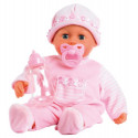 Bayer Design 15inch First Words Baby Doll in Lovely Outfit (Pink)