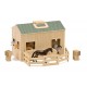 Melissa & Doug Fold and Go Wooden Horse Stable Doll's House With Handle and Toy Horses (11 pcs)