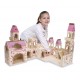 Melissa & Doug Folding Princess Castle Wooden Doll's House With Drawbridge and Turrets