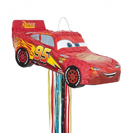 Disney Cars Lightning McQueen Pinata, Pull String