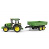 Bruder John Deere 5115M Toy Tractor and Tipping Trailer