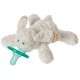 Mary Meyer 15 cm Wubbanub Oatmeal Bunny Soother Toy