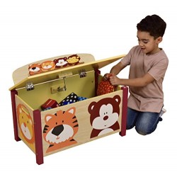 Liberty House Toys Jungle Toy Box, Wood, Multi