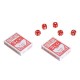 HOMCOM 500PCs Poker Chip Set Casino Games 2 Card Decks, Dealer Button, Dice w/ Lockable Aluminum Case