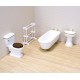 Melissa & Doug Classic Wooden Doll's House Bathroom Furniture (4 pcs)