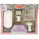 Melissa & Doug Classic Wooden Doll's House Bathroom Furniture (4 pcs)