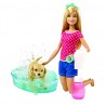 Barbie Splish Splash Pup Playset