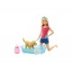 Barbie Splish Splash Pup Playset