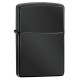 Zippo 24756 Windproof lighter without logo, Ebony , Regular