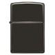 Zippo 24756 Windproof lighter without logo, Ebony , Regular