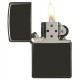 Zippo 24756 Windproof lighter without logo, Ebony , Regular