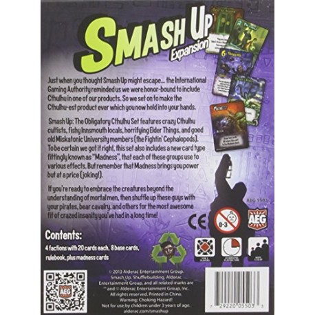 Smash Up Expansion the Obligatory Cthulhu Expansion