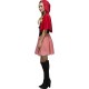 Fever Adult Women's Red Riding Hood Costume, Dress and Hooded Cape, Once Upon a Time, Size S, 38490