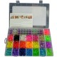 6000 DIY SET Mixed Colour Rainbow Rubber Loom Bands Bracelet Making Kit S