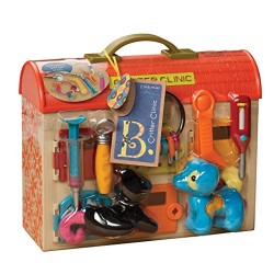 B Critter Clinic Toy Vet Play Set