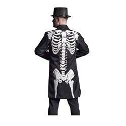 Folat 63376 Skeleton Halloween Coat for Men (Medium/Large)