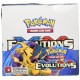 Pokemon XY12 Evolutions Booster Display