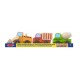 Melissa & Doug Stacking Construction Vehicles Wooden Toy Set