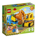 LEGO 10812 Duplo Truck & Tracked Excavator