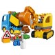 LEGO 10812 Duplo Truck & Tracked Excavator