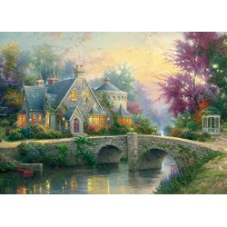 Schmidt Spiele 57463 Lamplight Manor Puzzle (3000