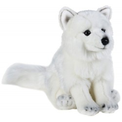 National Geographics ARCTIC FOX Stuffed Animals Plush Toy (Medium, Natural)