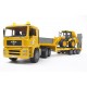 Bruder MAN TGA Low Loader Truck with JCB 4CX Backhoe Loader